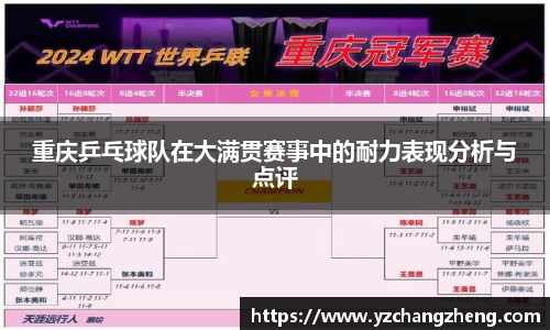 重庆乒乓球队在大满贯赛事中的耐力表现分析与点评
